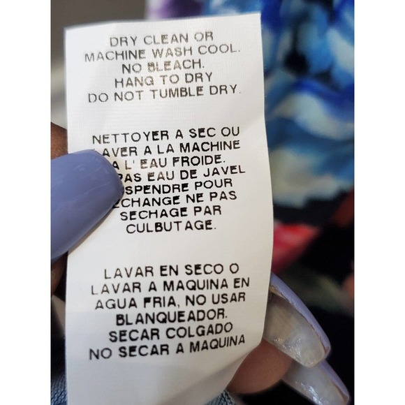 Karen Kane Wild Flower Garden Rose Cold Shoulder Viscose Knee Length Dress Large - Picture 11 of 14